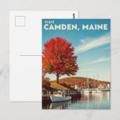Camden Maine Travel Postkarte (Vorne/Hinten)