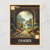 Camden, Maine | VINTAG Postkarte (Vorderseite)