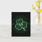 Camden New Jersey Irish Shamrock Nj Retro Souvenir Karte (Gelbe Blume)