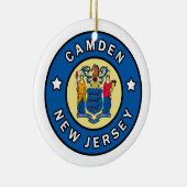 Camden New Jersey Keramik Ornament (Rechts)