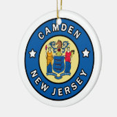 Camden New Jersey Keramik Ornament (Links)