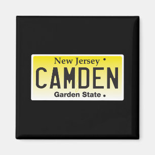 Camden New Jersey Nj Heimatland Kennzeichen Grafik Magnet