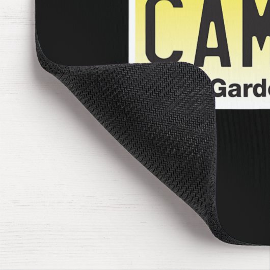 Camden New Jersey Nj Hometown License Plate Graphi Mousepad (Ecke)