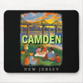Camden New Jersey Nj Waterfront Delight Sd018 Mousepad (Vorne)
