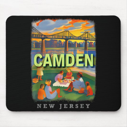 Camden New Jersey Nj Waterfront Delight Sd018 Mousepad (Vorne)