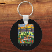 Camden New Jersey Nj Waterfront Delight Sd018 Schlüsselanhänger (Vorderseite)