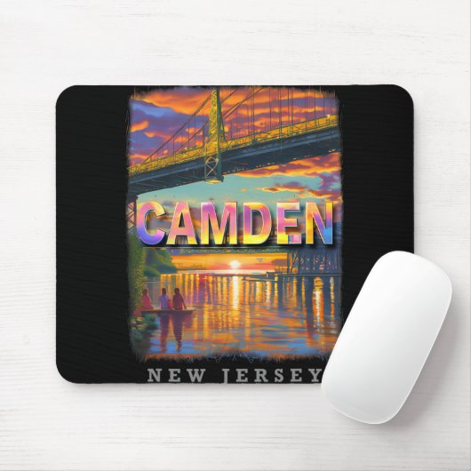 Camden New Jersey Nj Waterfront Delight Sd599 Mousepad (Mit Mouse)