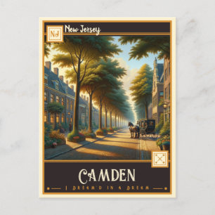 Camden, New Jersey   VINTAG Postkarte