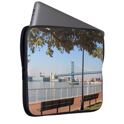 Camden NJ Bridge Laptopschutzhülle (Vorne Rechts)