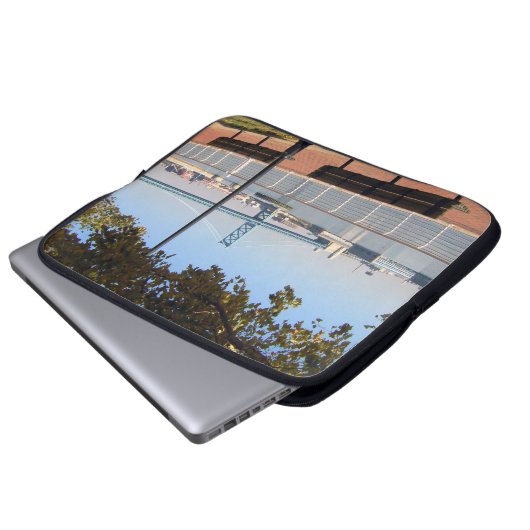 Camden NJ Bridge Laptopschutzhülle (Vorne Knopf)