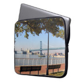Camden NJ Bridge Laptopschutzhülle (Vorderseite Links)