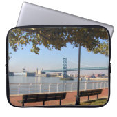 Camden NJ Bridge Laptopschutzhülle (Vorderseite)