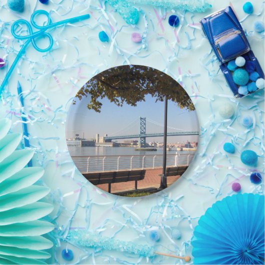 Camden NJ Bridge Pappteller (Party)