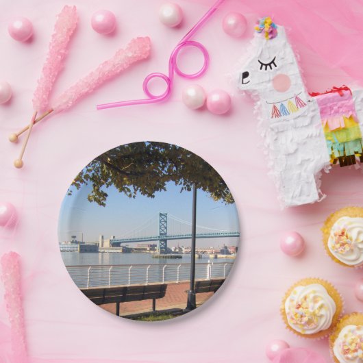 Camden NJ Bridge Pappteller (Party)