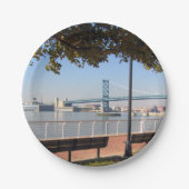 Camden NJ Bridge Pappteller (Vorderseite)