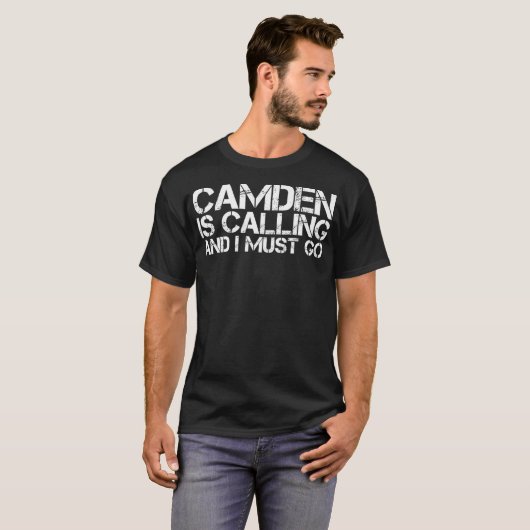 CAMDEN NJ NEW JERSEY Funny City Trip Zuhause Roots T-Shirt (Vorne ganz)