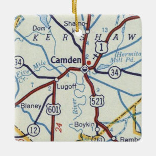 Camden SC Vintag Keramikornament