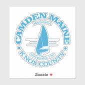 Camden (Segelboot) Aufkleber (Blatt)