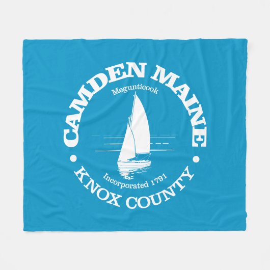 Camden (Segelboot) Fleecedecke (Vorderseite (Horizontal))