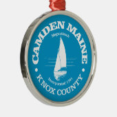 Camden (Segelboot) Ornament Aus Metall (Rechts)