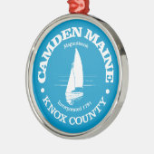 Camden (Segelboot) Ornament Aus Metall (Links)