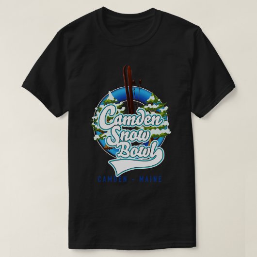 Camden Snow Bowl ski T-Shirt (Design vorne)