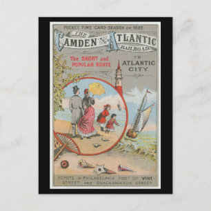 Camden und Atlantic Railroad Postkarte