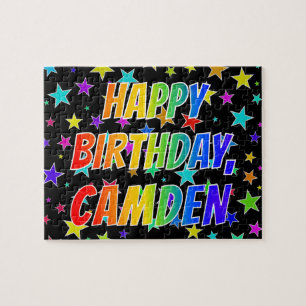 "CAMDEN" Vorname, Spaß "GLÜCKLICHER GEBURTSTAG" Puzzle