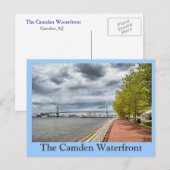 Camden Waterfront Postkarte (Vorne/Hinten)