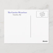 Camden Waterfront Postkarte (Rückseite)