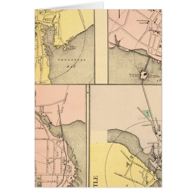 Camden, Wiscasset, Damariscotta, (Vorne)