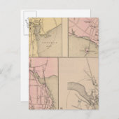 Camden, Wiscasset, Damariscotta, Newcastle Postkarte (Vorne/Hinten)