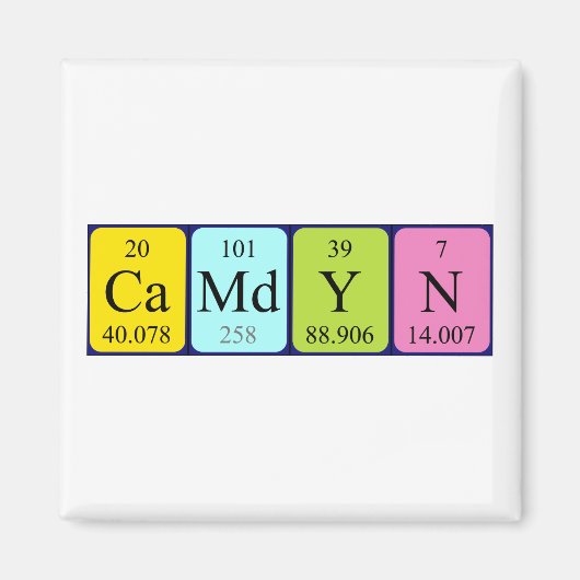 Camdyn-Periodenmagnet Magnet (Vorne)
