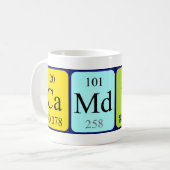 Camdyn Periodenname Tasse (Vorderseite Links)