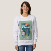 Came Back as a Shadow Poetic Quote Sweatshirt (Vorne ganz)