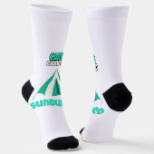 Came Camped Sunburned Desert Camping Socken (Gewinkelt)