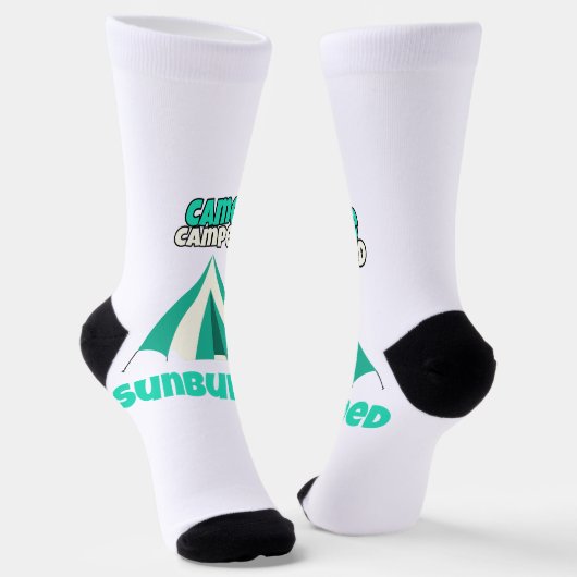 Came Camped Sunburned Desert Camping Socken (Gewinkelt)