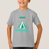 Came Camped Sunburned Desert Camping T-Shirt (Vorderseite)