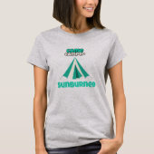 Came Camped Sunburned Desert Camping T-Shirt (Vorderseite)