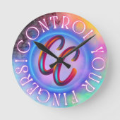 Camedic Clock Runde Wanduhr (Vorderseite)