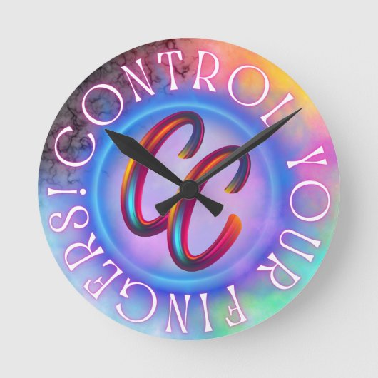 Camedic Clock Runde Wanduhr (Vorderseite)