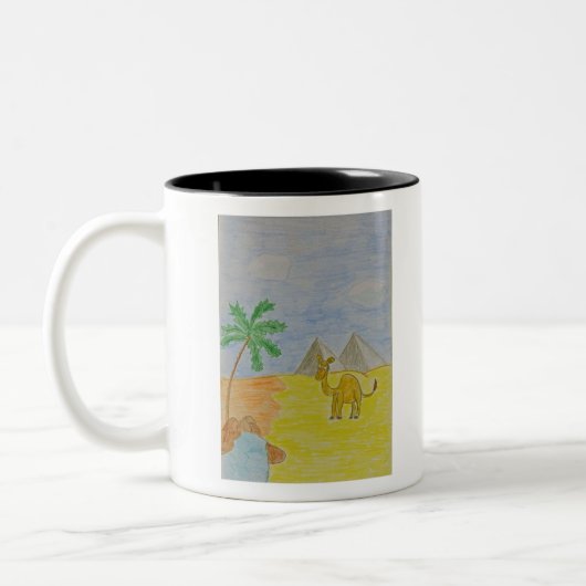 Camel6 Zweifarbige Tasse (Links)