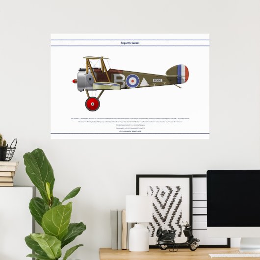 Camel 43 Sqn Poster (Heimbüro)