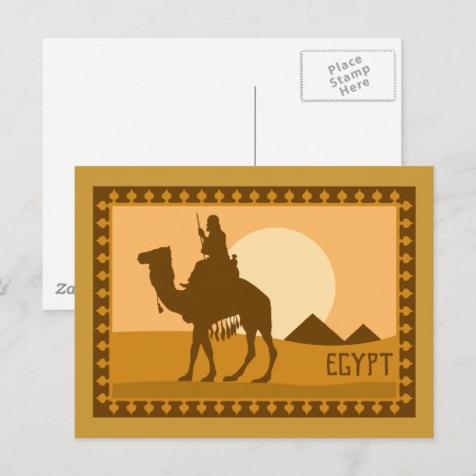 Camel Ägypten Postkarte (Vorne/Hinten)