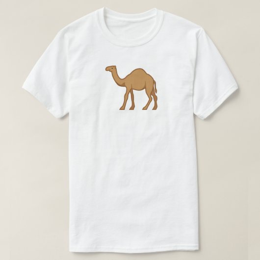 Camel am Heart Emoji Logo individuell anpassbare C T-Shirt (Design vorne)