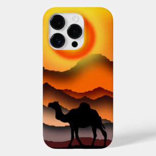 Camel an der Sunset-Wüste Case-Mate iPhone 14 Pro Hülle