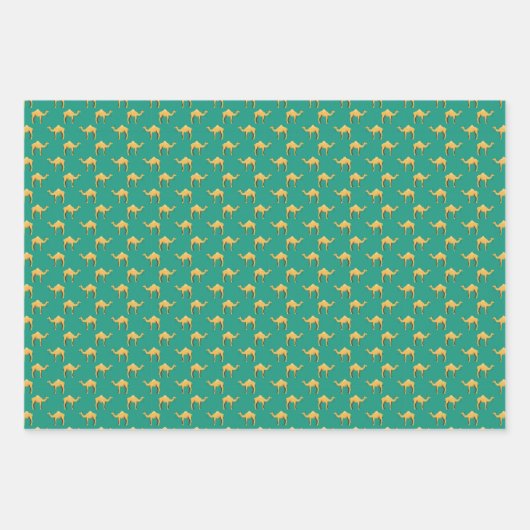 Camel Animal Arabisch Geschenkpapier Set (Vorderseite 3)