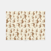 Camel Animal Pattern Fleecedecke (Vorderseite (Horizontal))