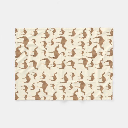 Camel Animal Pattern Fleecedecke (Vorderseite (Horizontal))