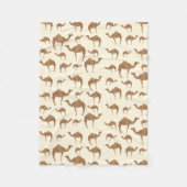 Camel Animal Pattern Fleecedecke (Vorderseite)